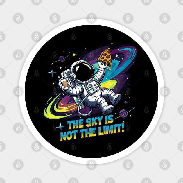 The Sky Is NOT the Limit Magnet by Mara Bun